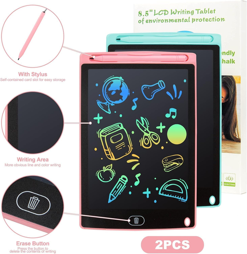 LCD Writing Tablet for Kids – 8.5 Inch Digital Slate Pad for Drawing & Writing