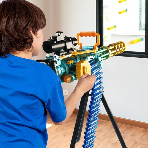 ArtCreativity Foam Bullets Refill for Electronic Gatling Toy Gun, 36 Darts with Bullet Belt Attachment, Gatling Gun Refill Darts for More Trigger-Happy Fun, Easily Clips to The Existing Bullet Chain