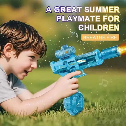 Electric Water Gun Dual Pack - Large Capacity Lithium Battery Powered Automatic Continuous Water Blaster, High-Performance Water Shooter for