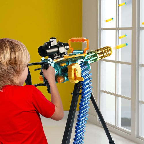 ArtCreativity Foam Bullets Refill for Electronic Gatling Toy Gun, 36 Darts with Bullet Belt Attachment, Gatling Gun Refill Darts for More Trigger-Happy Fun, Easily Clips to The Existing Bullet Chain