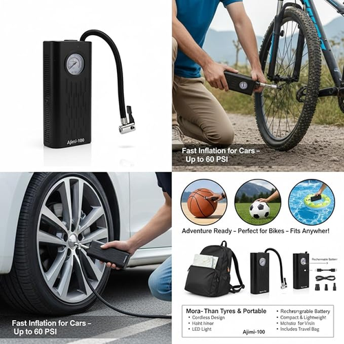 Multifunctional Portable Air Pump for Car Bike