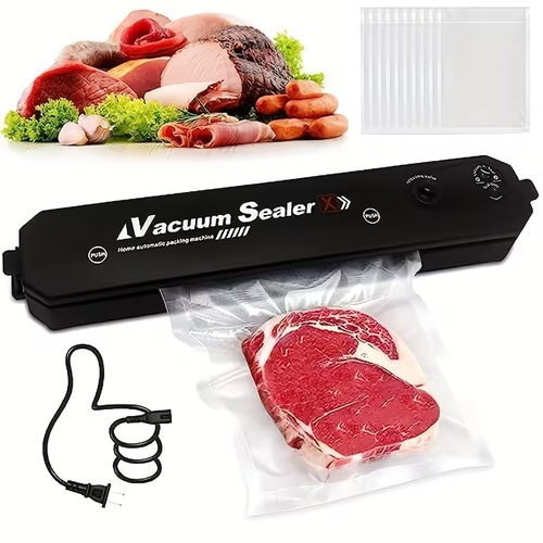 2-in-1 Vacuum Food Sealer Machine Includes 50 Storage Bags
