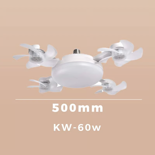 Remote-Controlled LED Ceiling Fan Light