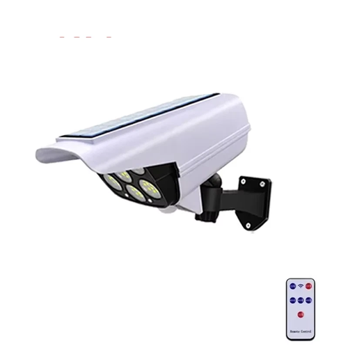 77LED Solar Motion Sensor LED Light Outdoor Dummy Camera Wireless Securi
