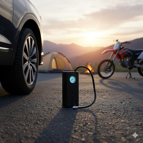 Multifunctional Portable Air Pump for Car Bike