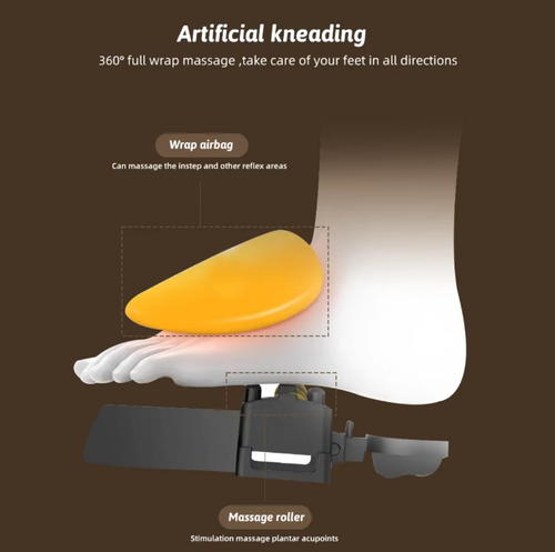 This foot massage machine is a savior for patients with foot pain: fully automatic kneading + safety airbag compression, precisely locating acupoints, eliminating meridian blockages, and relieving leg swelling. It offers a stable temperature heat therapy to warm the entire foot. With a remote control, you can enjoy 15 minutes of relaxation while watching your favorite TV shows, reducing foot pain and fatigue caused by standing or sitting for long periods.