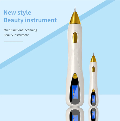 Faça tratamentos leves de beleza em casa facilmente!  Esta caneta inteligente para remoção de pintas possui 5 configurações ajustáveis.  As agulhas finas são controladas com precisão, Pode ser usado para remover sinais, manchas desbotadas e clarear marcas de acne.  Até iniciantes conseguem dominá-lo.  Você pode cuidar de si mesma em casa ou durante as viagens, economizando dinheiro e tempo no salão de beleza.  Uma caneta resolve pequenas falhas, e o efeito delicado é alcançado sem esforço!