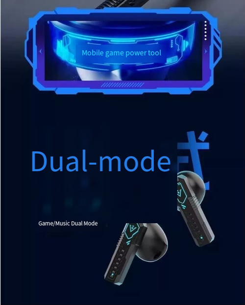 Estes fones de ouvido de modo duplo apresentam uma cor amarela de corrida semelhante a uma armadura que é elegante e atraente.  Durante o jogo, oferece baixa latência, permitindo que você opere com precisão.  Ao ouvir música, ele fornece uma experiência de imersão de áudio de alta fidelidade.  Com uso sem pressão, controle de toque inteligente e bateria de longa duração, ele cobre todas as suas necessidades auditivas e de moda, desde jogos até o uso diário em vários cenários.