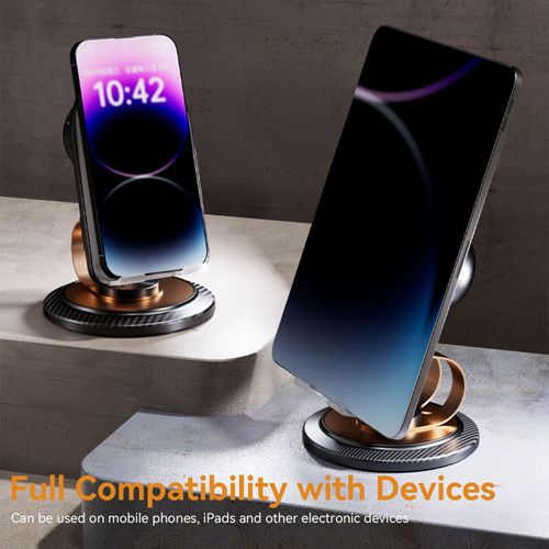 Smart sensor speaker phone holder without Bluetooth connection