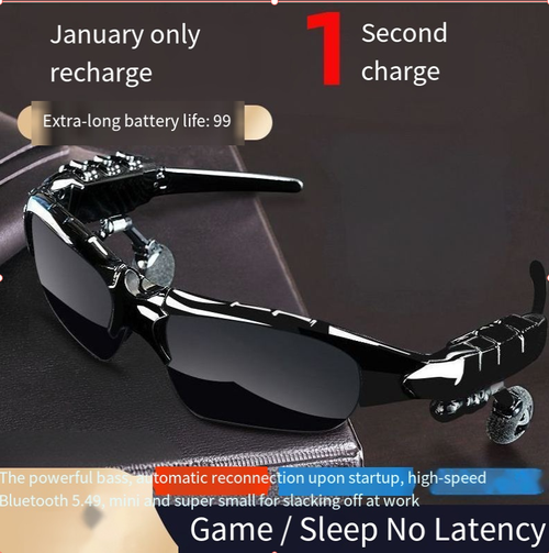Óculos Bluetooth Música estéreo Óculos de sol polarizados HD Som Chamada sem fio Óculos inteligentes Esportes mãos-livres