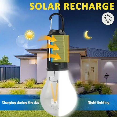 Solar outdoor camping atmosphere light, buy one and get one extra today