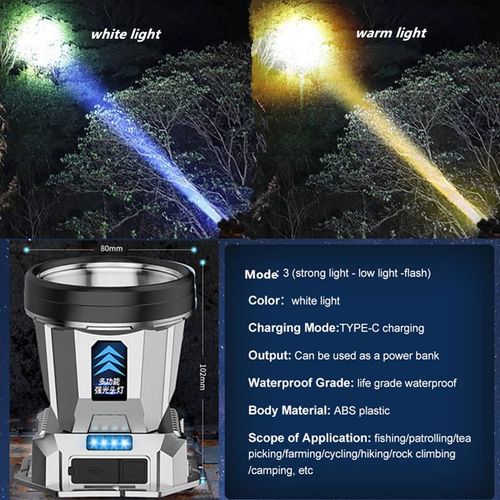 3 Mode Super Bright Rechargeable High Power Led Headlamp Head Lamp Lights for Forehead Flashlight Camping Fishing Hiking