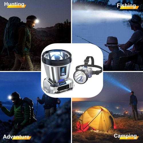 3 Mode Super Bright Rechargeable High Power Led Headlamp Head Lamp Lights for Forehead Flashlight Camping Fishing Hiking