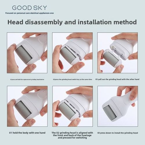 Portable and Rechargeable Foot Grinder Foot Sander Foot File Pedicure High Quantity for Electric Callus Remover for Dead Skin