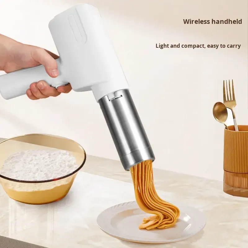 Fully Automatic Noodle Press Machine Handheld Electric Noodle Gun for Household Pasta Makers