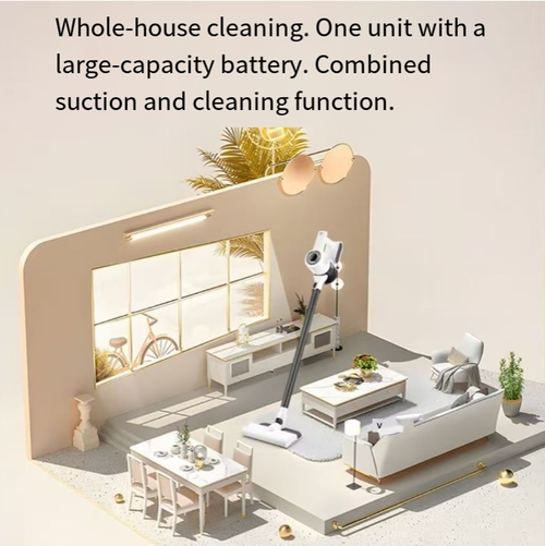 Doméstico sem fio 3 em 1 portátil sem fio robótico Smart Sweep Wet Mop Aspirador de pó automático