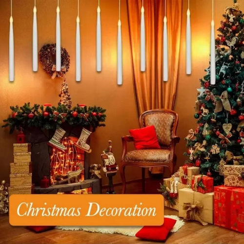 Las velas mágicas que levitan, libres de las restricciones de la gravedad, cuelgan en el aire como las estrellas del gran salón de Hogwarts. A medida que la cálida luz se balan, cada llama de vela esconde los secretos del mundo mágico.