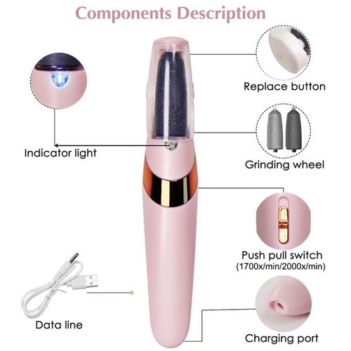 Esta não é uma máquina de lixar os pés, é claramente uma máquina de polir os pés. Quando a pele velha e morta e os calos entram em contacto com ela, todos derretem como flocos de neve em contacto com o sol. Depois de tocar nos meus pés, não consigo deixar de suspirar, são tão macios!