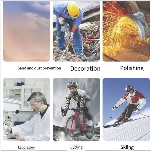 Resistência à areia Prevenção do vento PC Material Motocicleta CS Dirt Bike Tático Óculos destacáveis Máscara para proteção pessoal