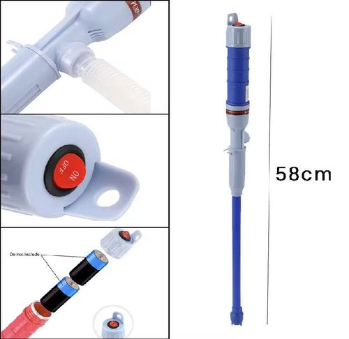 Bomba de sifão de líquido de fluido automático elétrico Bateria Alimentado a gás Água Banheiro Lagoa Bomba manual Bomba de esgoto Bombas de sucção de óleo