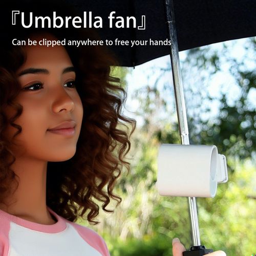 Ventilador de clipe de carro portátil 360 ° giratório 100 velocidades de vento 12V USB recarregável ventilador elétrico de baixo ruído Mini ventilador braçadeira em qualquer lugar