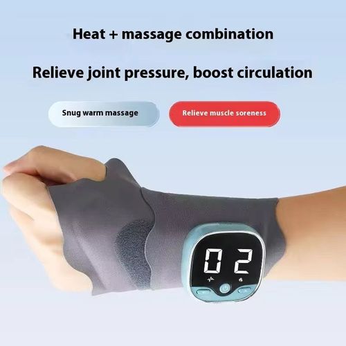 Suporte de pulso ajustável inteligente Massageador de aquecimento elétrico de pulso completo Tendão Bainha Massageador de pulso de mão