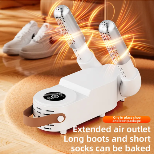 Secador de sapatos de secagem rápida em temperatura constante, secando seus sapatos mais rápido do que qualquer outra pessoa!  Secador de sapatos com circulação de temperatura constante, altamente eficiente e de secagem rápida, proporcionando calor e cuidado para o seu calçado.  Secando seus sapatos tão rápido quanto um raio, inteligente e atencioso, é o seu gerenciador de secagem rápida para sapatos!