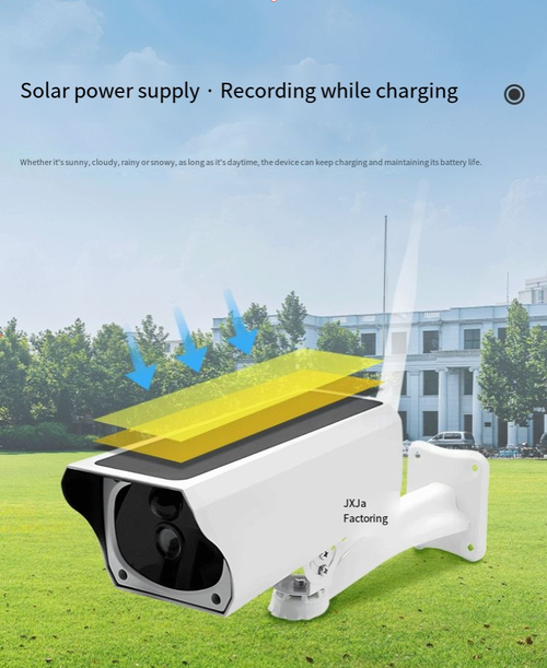 Câmera de vigilância sem fio movida a energia solar: proteja seu lugar mesmo sem eletricidade ou conexão com a Internet.  Imagens coloridas diurnas e noturnas, IP66 à prova d'água.  Adequado para fazendas, vilas, canteiros de obras.  Com alarme de detecção de movimento e comunicação bidirecional, é o seu sentinela inteligente para segurança abrangente.