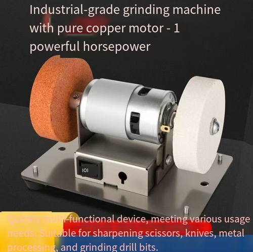 Máquina de moagem de nível industrial, referência de precisão de moagem de metal.  Corpo de aço inoxidável, à prova de ferrugem e durável.  Baixa vibração e alta precisão.  Adequado para vários cenários, como fabricação mecânica, reparo de automóveis e processamento de hardware.  Um excelente ajudante para retificação industrial!