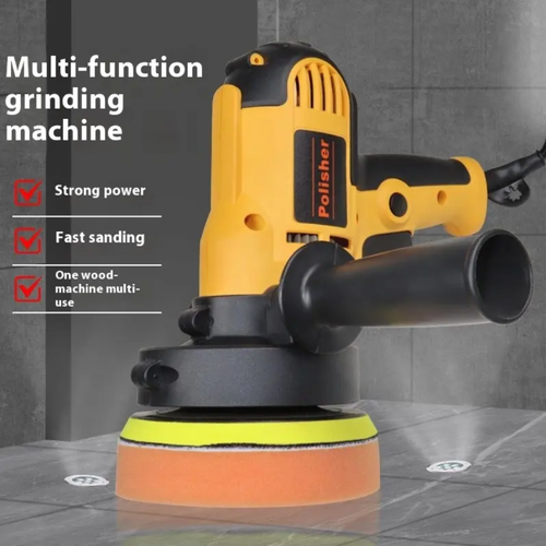 Este modelo plug-in da máquina de polir automóveis com punho auxiliar vem com um kit de acessórios de 11 peças.  É alimentado por um motor de fio de cobre de 700W com forte potência e suporta ajuste de velocidade.  A alça destacável aumenta a estabilidade operacional.  O sistema de resfriamento multifuro é durável e adequado para polimento de pintura de carro, enceramento, retificação, etc.  É uma ferramenta eficiente para o embelezamento profissional do carro.