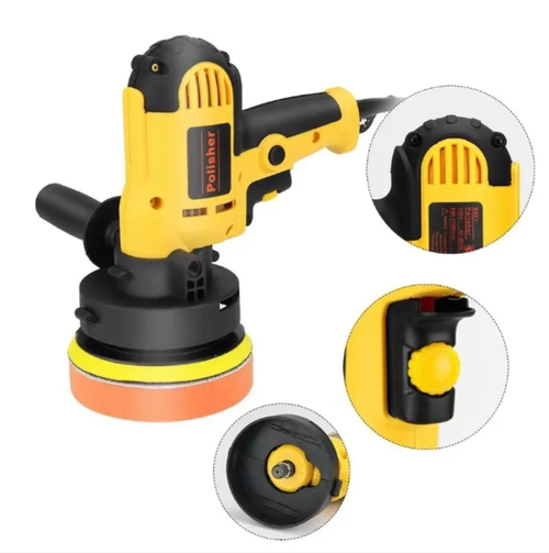 Este modelo plug-in da máquina de polir automóveis com punho auxiliar vem com um kit de acessórios de 11 peças.  É alimentado por um motor de fio de cobre de 700W com forte potência e suporta ajuste de velocidade.  A alça destacável aumenta a estabilidade operacional.  O sistema de resfriamento multifuro é durável e adequado para polimento de pintura de carro, enceramento, retificação, etc.  É uma ferramenta eficiente para o embelezamento profissional do carro.