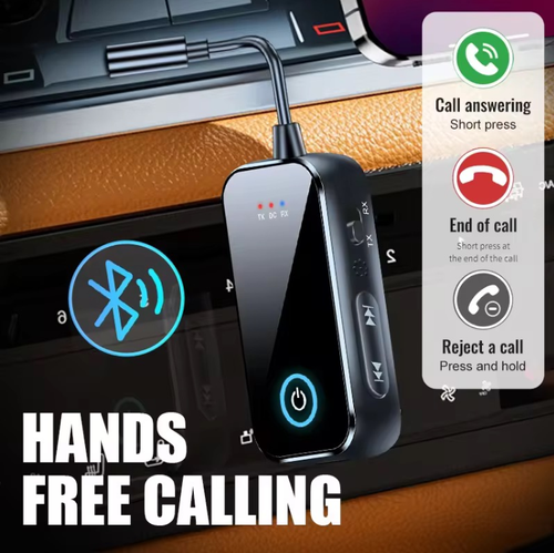 Este receptor-transmissor Bluetooth adota a tecnologia Bluetooth 5.4 e é plug-and-play.  Ele pode atualizar alto-falantes antigos, fones de ouvido com fio e outros dispositivos para dispositivos sem fio.  Ele suporta os modos de recepção e transmissão e também pode ser usado para chamadas viva-voz durante a condução.  A transmissão é estável e a qualidade do som é alta, permitindo fácil realização da liberdade de áudio sem fio.