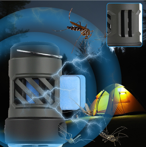 Esta lâmpada repelente de mosquitos para acampamento ao ar livre possui fontes de luz duplas para distâncias próximas e distantes.  Possui um módulo repelente de mosquitos embutido para criar uma barreira livre de mosquitos.  Equipado com um gancho portátil, tripé e design magnético forte, é adequado para vários cenários.  Compacto e portátil, fornece uma luz brilhante para noites de acampamento sem mosquitos, tornando-o o guardião noturno para os campistas.
