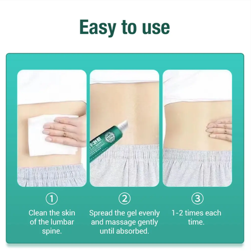 Gel de Terapia Lombar para Frio, especialmente desenvolvido para distúrbios lombares.  Alivia rapidamente a dor e a rigidez por meio da terapia física fria.  Este gel de alto peso molecular pode reparar os tecidos moles da região lombar.  Tem uma textura transparente e é fácil de absorver, sem ser pegajoso.  Encomende hoje e você receberá um total de 5 caixas.