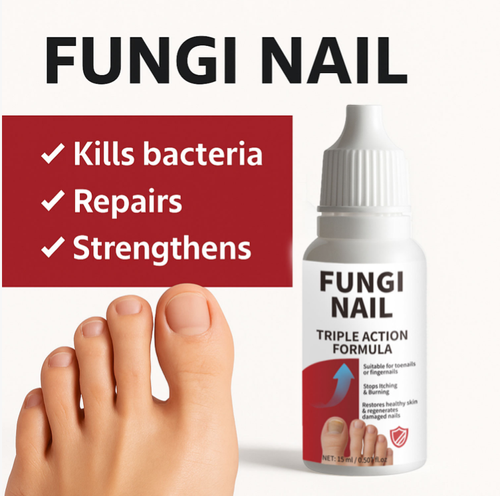 If you place an order today, you will receive 4 bottles of anti-fungal nail repair solution. It works by interfering with the synthesis of the fungal cell membrane, inhibiting the growth and reproduction of fungi, shrinking the nail plate, repairing damaged nail plates, promoting the growth of new nails, improving nail quality, and alleviating itching caused by fungal infections. One course consists of 4 bottles, allowing you to regain healthy nails.