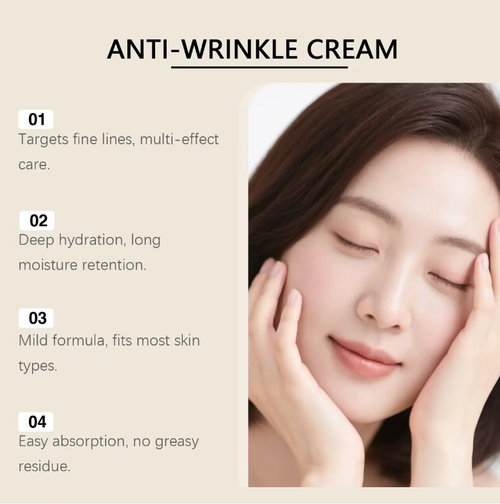 Hidratante Anti-Rugas com Retinol: Retinol suave reduz linhas finas e flacidez no rosto.  O creme tem uma textura de absorção rápida, retendo efetivamente a umidade para pele seca e proporcionando um efeito refrescante para peles oleosas.  Também é adequado para peles sensíveis.  Faça o pedido hoje e receba 3 garrafas.  Use de manhã e à noite.  Este produto combina eficazmente efeitos anti-rugas, hidratantes e estabilizadores.  Quanto mais você aplicar, mais macio e apertado seu rosto vai ficar.