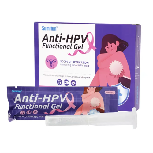 Gel de Cuidados Particulares Femininos Anti-HPV.  Faça o pedido hoje e você receberá 7 caixas, totalizando 35 tubos.  7 caixas constituem um curso de tratamento.  Ele pode reduzir a carga viral local do HPV e possui funções como prevenção, drenagem, bloqueio e reparo.  Ele melhora a firmeza e elasticidade, garante a saúde pessoal das mulheres, ajuda você a recuperar a confiança e a vitalidade.  O design da embalagem é cuidadoso e o uso é conveniente.