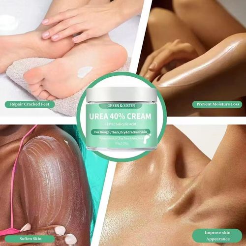 Estalos no calcanhar, pele descascando nas mãos? Este creme de ureia para cuidados com mãos e pés, contendo 40% de ureia e 1% de ácido salicílico, vai amolecer seus calcanhares após uma noite de aplicação. Pode amolecer a pele áspera das mãos e cotovelos e pode ser aplicado por todo o corpo. Faça o pedido hoje e compre 2 garrafas por apenas $1,00. Verificado por milhares de usuários: Salto rachado cicatriza em 3 dias, mãos ficam macias e unhas não ficam quebradiças!