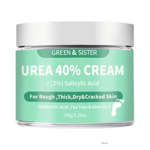 Estalos no calcanhar, pele descascando nas mãos? Este creme de ureia para cuidados com mãos e pés, contendo 40% de ureia e 1% de ácido salicílico, vai amolecer seus calcanhares após uma noite de aplicação. Pode amolecer a pele áspera das mãos e cotovelos e pode ser aplicado por todo o corpo. Faça o pedido hoje e compre 2 garrafas por apenas $1,00. Verificado por milhares de usuários: Salto rachado cicatriza em 3 dias, mãos ficam macias e unhas não ficam quebradiças!
