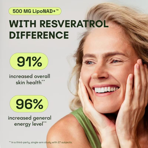 Se você fizer um pedido hoje, receberá 4 frascos de cápsulas anti-rugas que promovem a regeneração celular de nicotinamida.  Este suplemento nutricional avançado de NAD+ lançado pela Katya Cole Official Store contém NAD⁺ resveratrol, que é uma fórmula lipossomal de 500 miligramas.  Cada frasco contém 60 cápsulas.  Ele ajuda a aumentar os níveis de NAD⁺ e apoia um envelhecimento saudável.