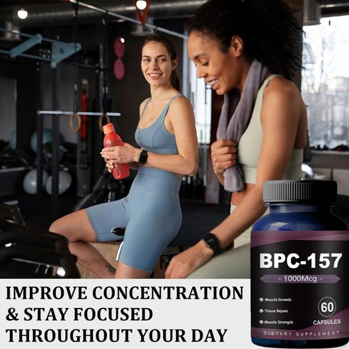 BPC-157 1000 Mcg 60 Capsules for Efficient Muscle Growth and Tissue Repair: Scientifically formulated, it promotes the body's natural repair capabilities, enhances muscle mass, boosts energy levels and concentration, and effectively supports fat burning and weight management as a natural dietary supplement.