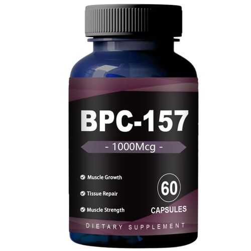 BPC-157 1000 Mcg 60 Capsules for Efficient Muscle Growth and Tissue Repair: Scientifically formulated, it promotes the body's natural repair capabilities, enhances muscle mass, boosts energy levels and concentration, and effectively supports fat burning and weight management as a natural dietary supplement.