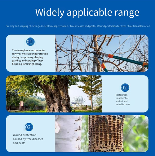 Esse agente restaurador pode promover a cicatrização de ferimentos vegetais.  Ao usá-la, aplique na área da ferida da planta, como mostrado na foto.  O agente restaurador amarelo é usado para as feridas nos galhos.  Se você fizer um pedido hoje, receberá 5 frascos de agente cicatrizador de tronco de planta, totalizando 1200 gramas.  Cada garrafa tem um conteúdo líquido de 500 gramas.  É conveniente e prático de usar.  É um excelente assistente para a manutenção da planta.