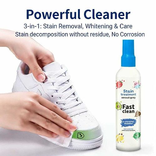 Spray Eficiente para Remoção de Manchas Life Aesthetics: Com seu poderoso poder de limpeza, ele pode restaurar o conforto da sua vida.  Essa fórmula multifuncional três-em-um pode dissolver profundamente manchas teimosas.  Faça o pedido hoje e você receberá um total de 10 frascos de spray de tratamento de manchas de roupa.  É naturalmente suave e sem resíduos, e pode proteger suas roupas e itens.  É uma ferramenta de limpeza indispensável para os pais manterem suas roupas e sapatos limpos.