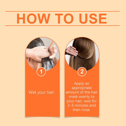 É leve e não oleosa, adequada para tipos de cabelo oleoso ou seco.  Faça o pedido hoje e você receberá 3 frascos de essência de máscara capilar profundamente nutritiva, lisa e reparadora.  Basta usá-lo uma vez e, em até 5 minutos, ele pode repor o colágeno, reparar a secura, realçar e reter o brilho, garantindo um efeito hidratante duradouro.  Você pode se despedir do cabelo frisado e quebrado, e restaurar a maciez do cabelo assim no salão.