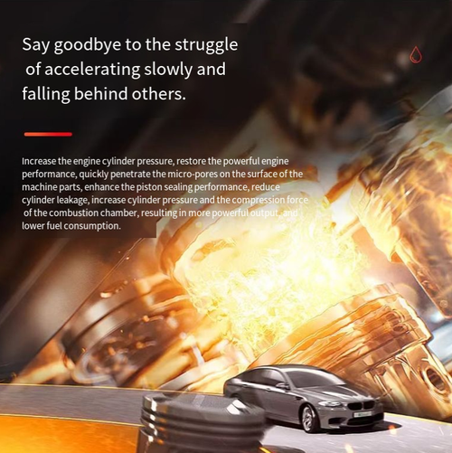 Place your order today and you will receive 5 bottles of powerful engine repair anti-wear protection agent for automobiles. It uses advanced formula to form a protective film to reduce wear, lower noise, enhance power, and prevent oil leakage. It can restore cylinder pressure, assist in complete fuel combustion, reduce fuel consumption, and provide comprehensive protection for your car. Hurry and place your order now!