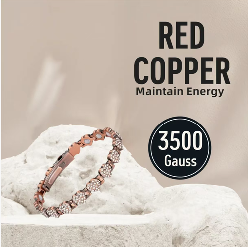 Pulseira magnética de cobre vermelha antiga, uma combinação perfeita de charme retrô e terapia magnética moderna!  O ímã de 3500 gauss promove a circulação sanguínea e melhora efetivamente a qualidade do sono.  O comprimento da corrente de 20 centímetros é leve e se encaixa bem no pulso.  O pacote incluído com o produto é uma caixa de presente.  É adequado para uso próprio, para mostrar seu gosto, ou como presente para transmitir profundo afeto, protegendo toda pessoa que busca saúde e moda!