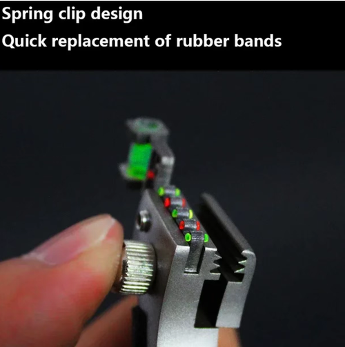 Peça hoje e você ganhará 2!  Este estilingue de alta precisão com mira a laser, apresentando um alvo vermelho a laser.  Até iniciantes podem se tornar especialistas precisos em pouco tempo.  O clipe de mola pode facilmente trocar o elástico, tornando tudo super prático.  O arco tem uma empunhadura de couro macio para uma sensação estável, e também pode ser usado à noite.  A textura metálica combinada com excelente elasticidade traz o dobro da diversão e velocidade!