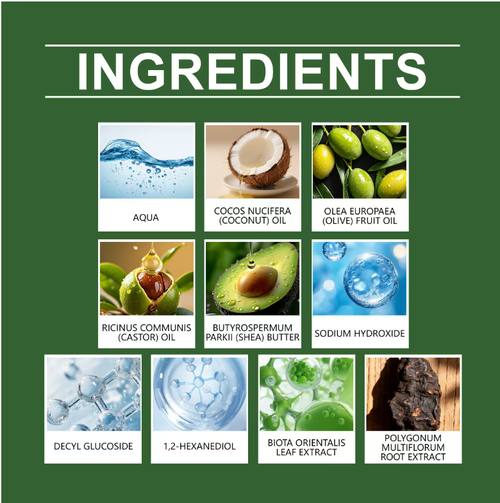 Cabelo ondulado, fino e macio, olha só! A barra de shampoo Platycladus leaf herbal essence nutre as raízes do cabelo e elimina um efeito volumoso e fofo na coroa! Fórmula de extrato vegetal natural cria espuma espessa e limpa sem danificar o couro cabeludo. Faça o pedido hoje e adquira 3 barras por apenas 1 preço! Uma peça pequena é extremamente durável, conveniente para viagens e não ocupa muito espaço. Uma xícara de chá com leite faz com que o cabelo fique bonito e brilhante.