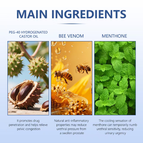 Faça o pedido hoje e você receberá 5 frascos do Bastão de Cuidados para Inalação Nasal para Alívio do Desconforto Masculino e Aumento da Vitalidade.  É um inalador nasal especialmente projetado para homens.  É feito com ingredientes naturais de base herbal 100% e não contém hormônios.  A fórmula profissional ajuda a aliviar sintomas como micção frequente e próstata inchada, permitindo aliviar o desconforto, desfrutar de um bom sono e recuperar a vitalidade.